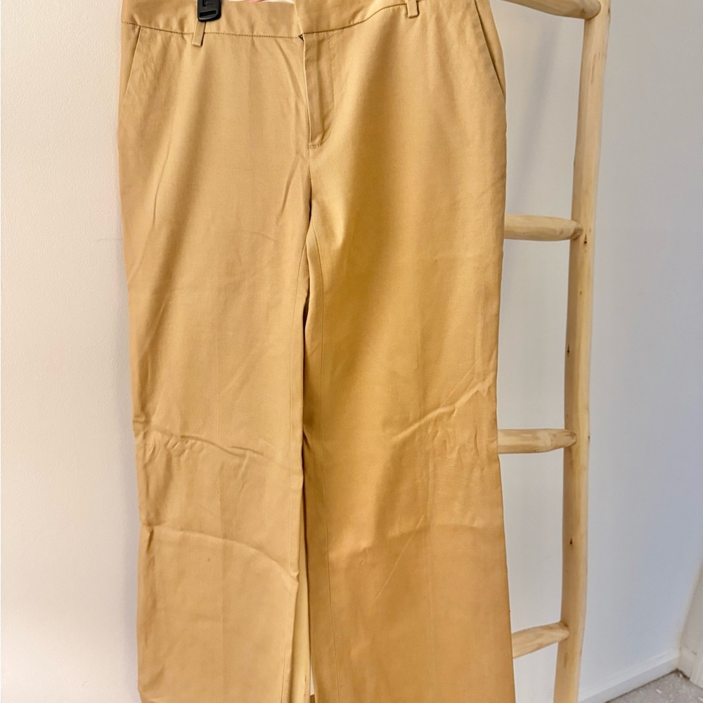 GAP Women's Pants: Tan Modern Fit Flare Pants Size 4A